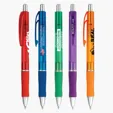 Zling Translucent Ballpoint Pen with Rubber Grip