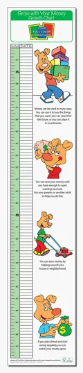 Grow with Your Money Children's Growth Chart
