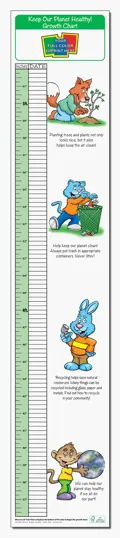 Keep Our Planet Healthy Children's Growth Chart