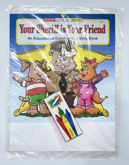 Your Sheriff is Your Friend Coloring Book Fun Pack
