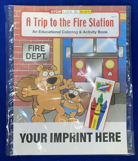 A Trip to the Fire Station Coloring Book Fun Pack