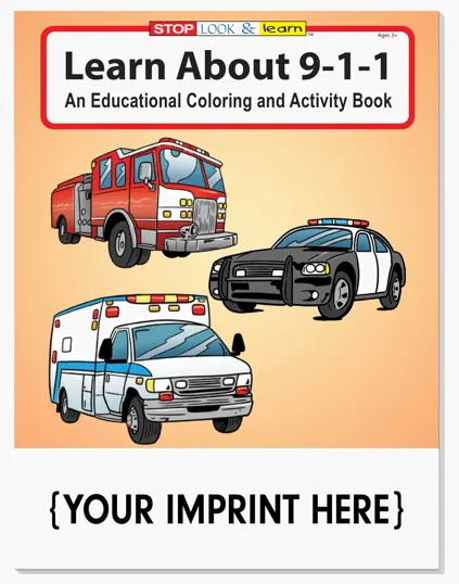 Learn About 911 Coloring & Activity Book