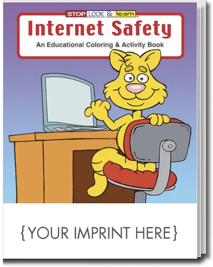 Internet Safety Coloring & Activity Book