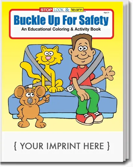 Buckle Up for Safety Coloring & Activity Book