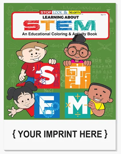 Learning About STEM Coloring Book