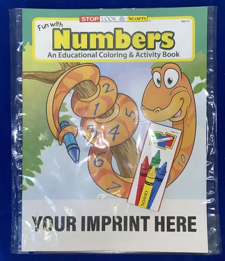 Fun With Numbers Coloring Book Fun Pack