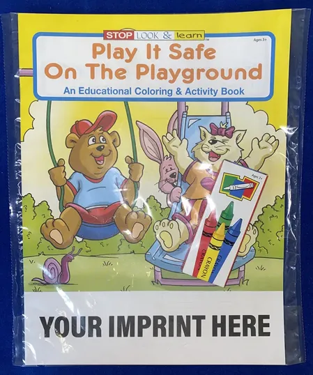 Play It Safe on the Playground Coloring Book Fun Pack