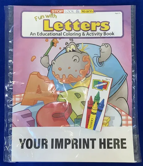 Fun With Letters Coloring Book Fun Pack
