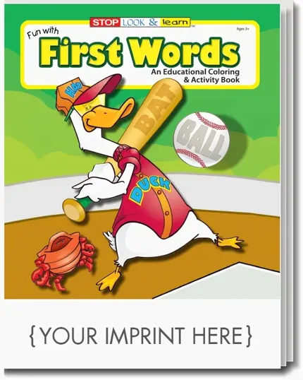 Fun With First Words Coloring & Activity Book
