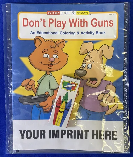 Don't Play With Guns Coloring Book Fun Pack