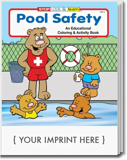 Pool Safety Coloring & Activity Book