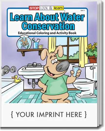 Learn About Water Conservation Coloring & Activity Book