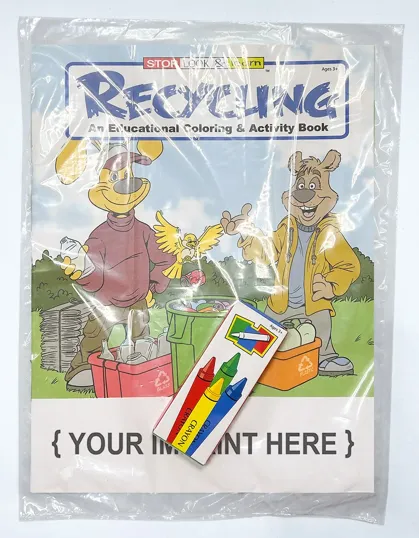 Recycling Coloring Book Fun Pack with Crayons