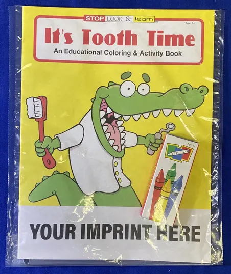 It's Tooth Time Coloring Book Fun Pack