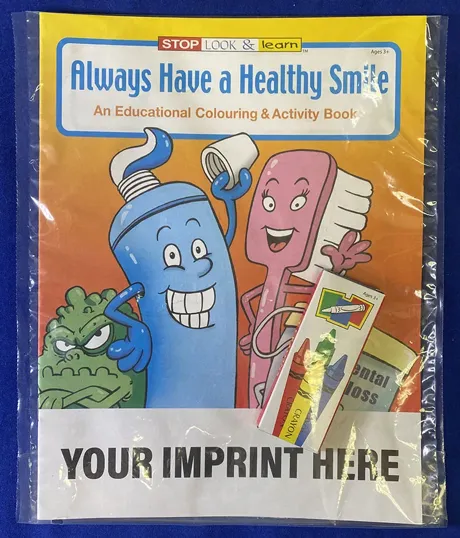 Always Have a Healthy Smile Coloring Book Fun Pack