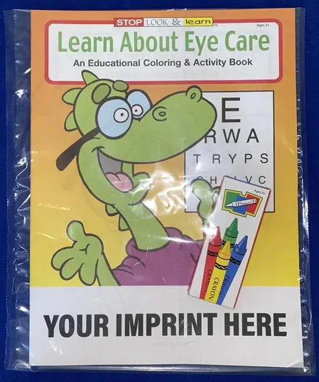 Learn About Eye Care Coloring Book Fun Pack