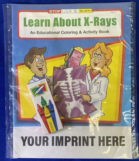 Learn About X-Rays Coloring Book Fun Pack with Crayons