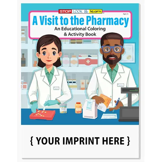 A Visit to the Pharmacy Coloring & Activity Book