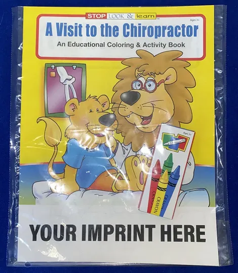 A Visit to the Chiropractor Coloring Book Fun Pack