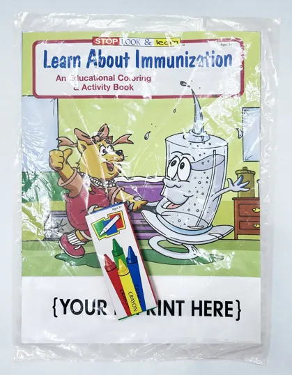 Learn About Immunization Coloring Book Fun Pack