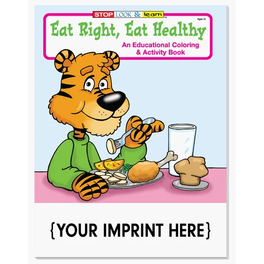 Eat Right, Eat Healthy Coloring & Activity Book