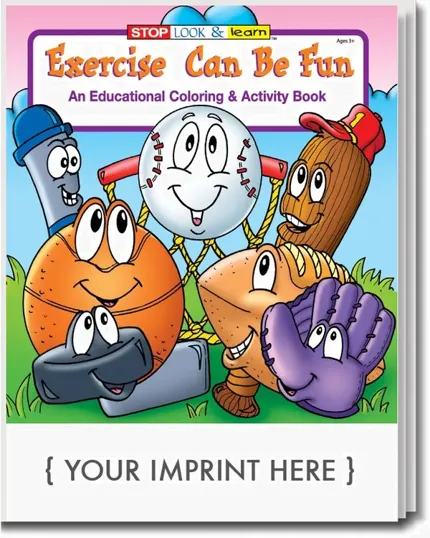 Exercise Can Be Fun Coloring & Activity Book