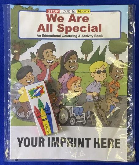 We Are All Special Coloring Book Fun Pack with Crayons