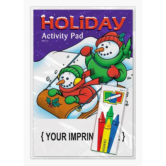 Holiday Activity Pad Fun Pack with Crayons