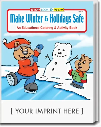 Make Winter and Holidays Safe Coloring & Activity Book