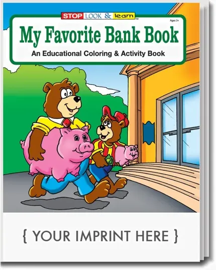 My Favorite Bank Coloring & Activity Book
