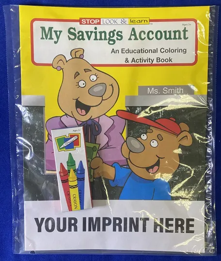 My Savings Account Coloring Book Fun Pack