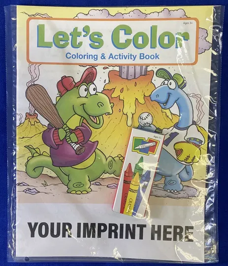 Let's Color Coloring Book Fun Pack with Crayons