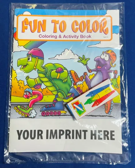 Fun To Color Coloring Book Fun Pack with Crayons