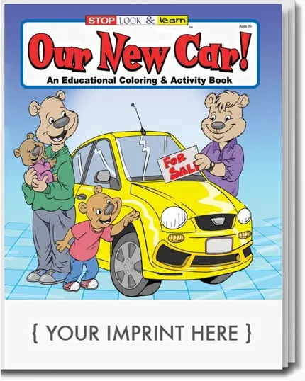Our New Car! Coloring & Activity Book
