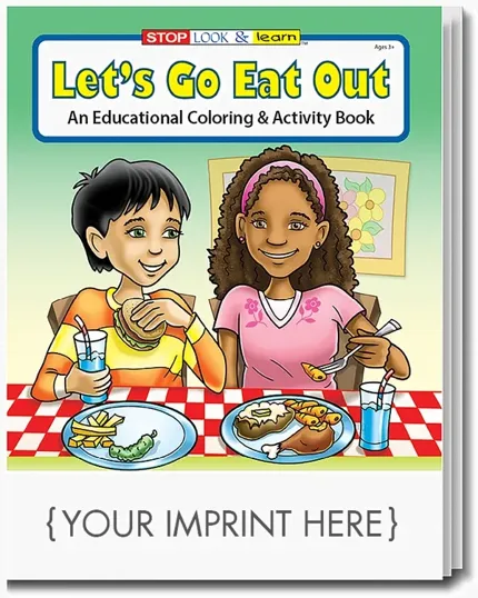 Let's Go Eat Out Coloring & Activity Book