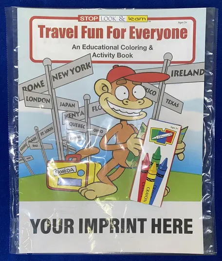 Travel Fun for Everyone Coloring Book Fun Pack
