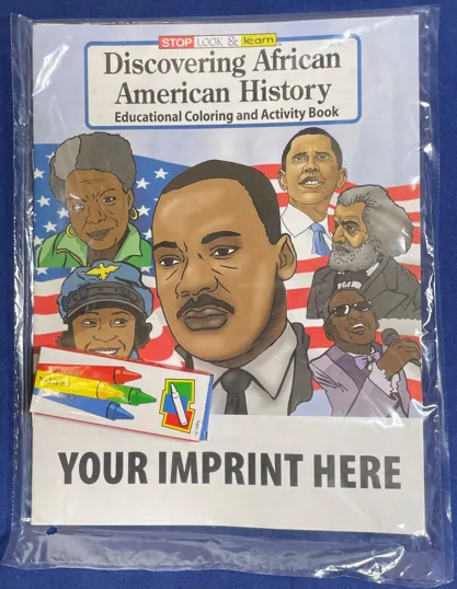 Discovering African American History Coloring Book Fun Pack