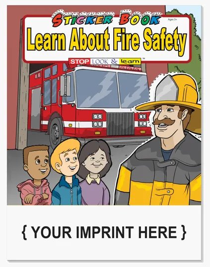 Learn About Fire Safety Sticker Book