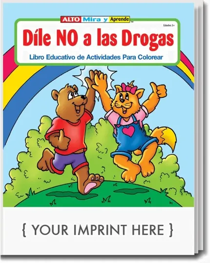 Say No to Drugs Spanish Coloring and Activity Book