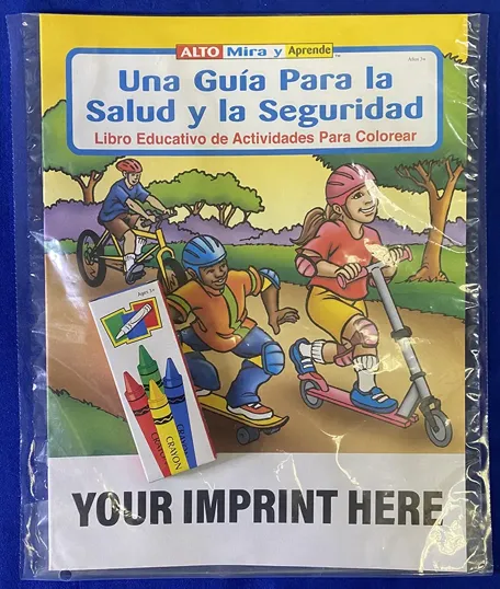 A Guide to Health and Safety (Spanish) Coloring Book Fun Pack
