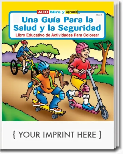 A Guide to Health and Safety Spanish Coloring & Activity Book