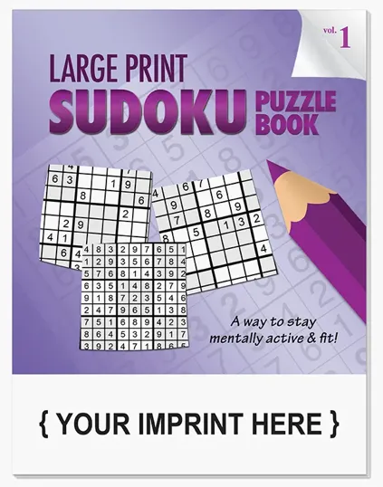 Large Print Sudoku Puzzle Book, Volume 1