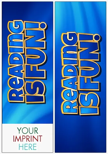 Reading is Fun Bookmark (Blue)