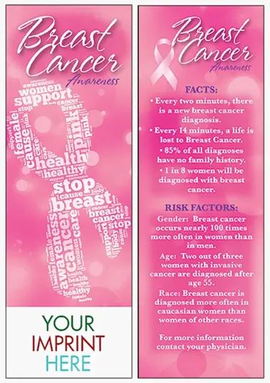 Breast Cancer Awareness Bookmark