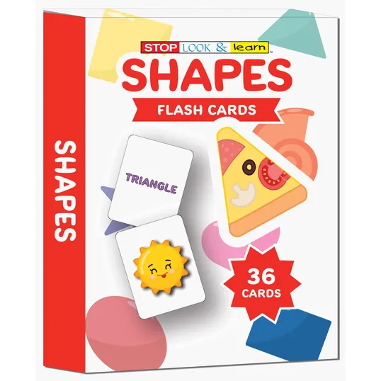 Shapes Flash Cards, Boxed Set of 36