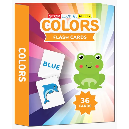 Colors Flash Cards, Boxed Set of 36