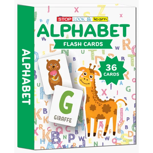 Alphabet Flash Cards, Boxed Set of 36