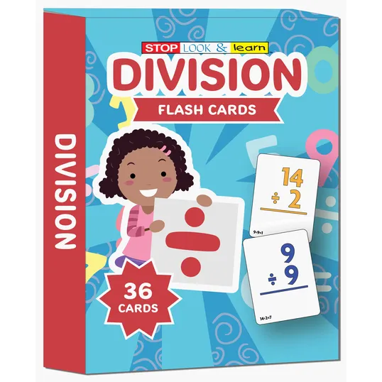 Division Flash Cards, Boxed Set of 36