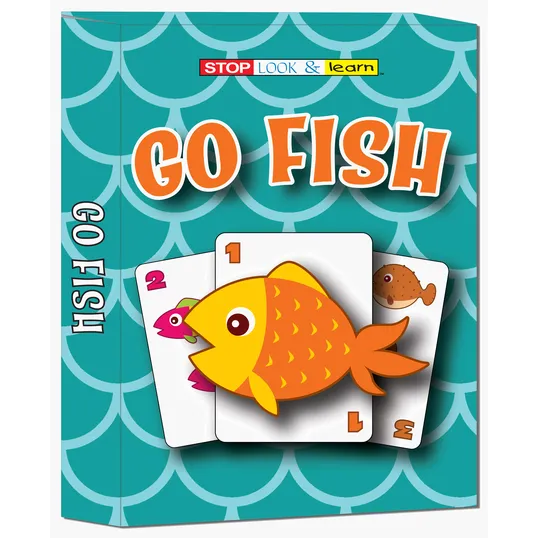 Go Fish Flash Card Game Set, 36 Cards