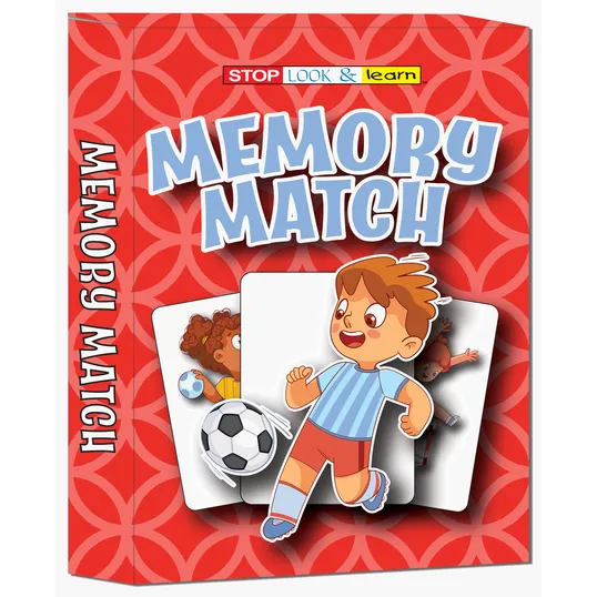 Memory Match Flash Card Game Set